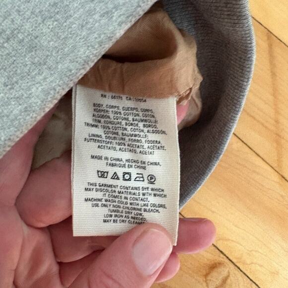 Anthropologie Hei Hei Excursion Bomber Jacket Women's L Coat Utility Collared - Picture 8 of 11